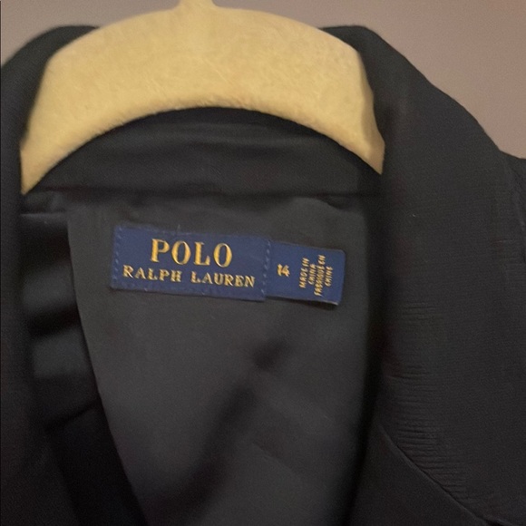 Polo by Ralph Lauren Black Suit Jacket with Notched Lapels - Picture 3 of 4